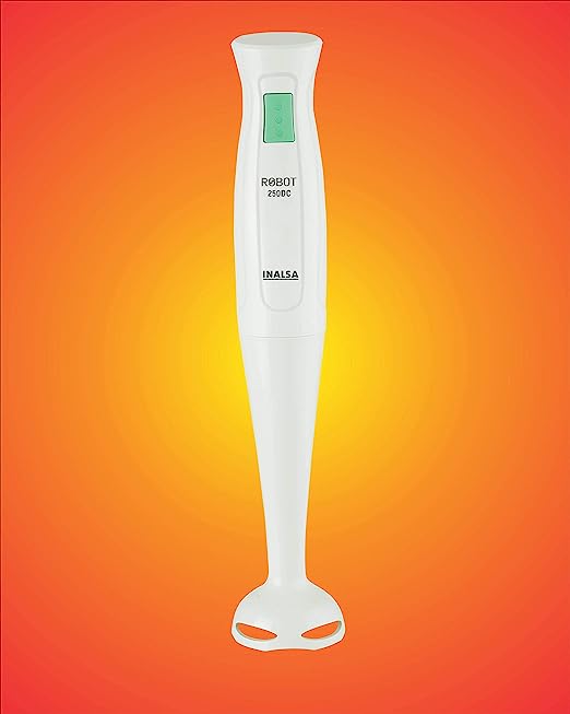 Inalsa Robot 250 DC Hand Blender, 250W (White/Green) Inalsa Robot 250 DC Hand Blender, 250W (White/Green)